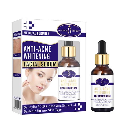 Anti acne whitening facial serum 